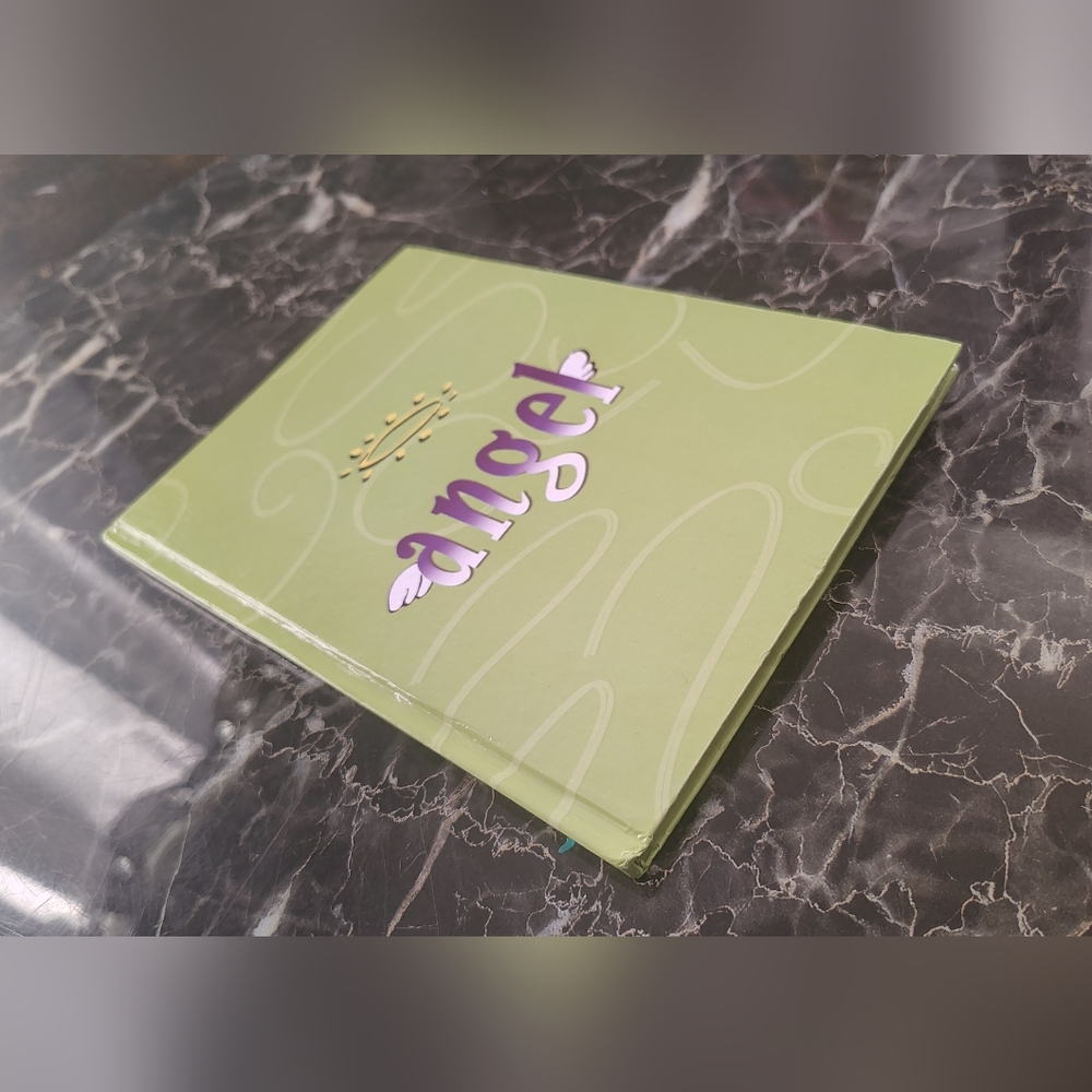 '90s Nostalgia Green 'Angel' Notebook Journal